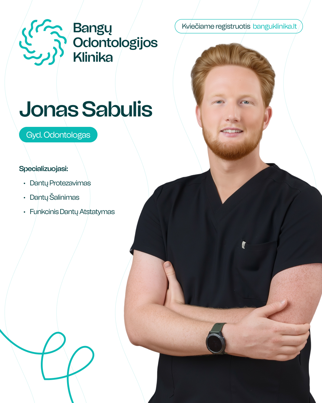 Bangų odontologijos klinikos gydytojas